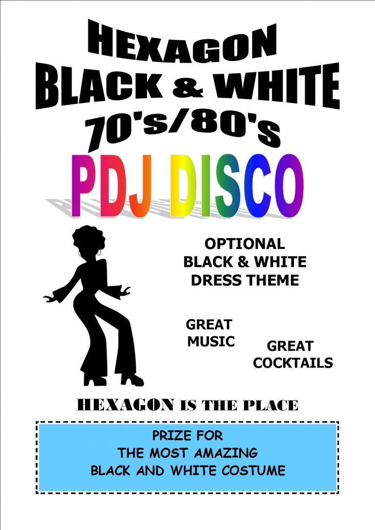 hexagon-black-and-white-60s-70s-disco-discover-frome