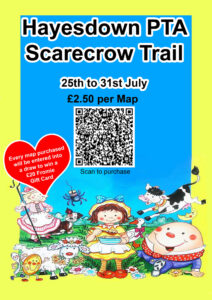 Hayesdown PTA Scarecrow Trail 2022 poster